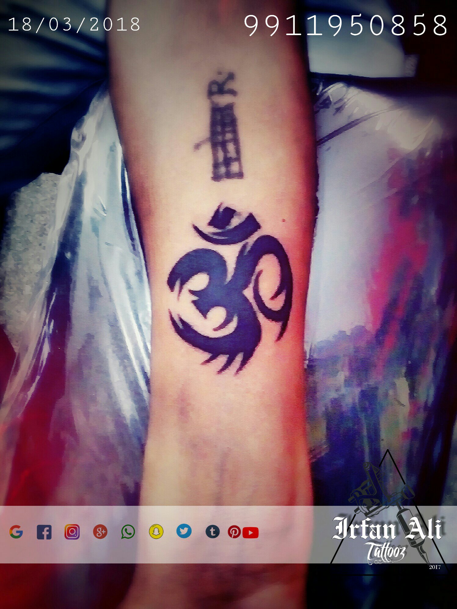 Share 90+ about om tattoo on hand best - in.daotaonec