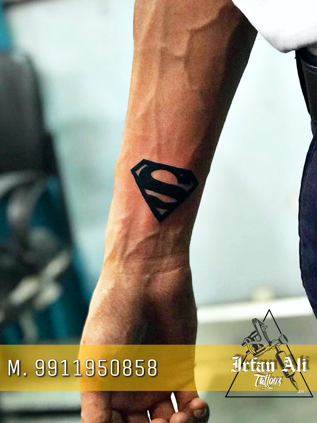 Superman Tattoo Design  Irfan Ali Tattooz